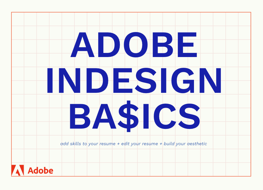 Presentation design: adobe indesign